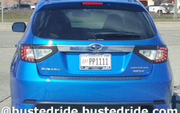 PP1111 - Vanity License Plate by Busted Ride