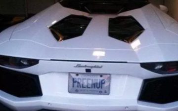 PREENUP - Vanity License Plate by Busted Ride