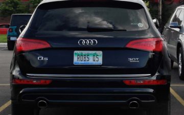 ROBS Q5 - Vanity License Plate by Busted Ride