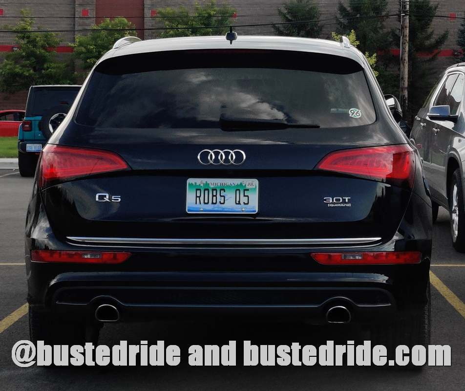 ROBS Q5 - Vanity License Plate by Busted Ride