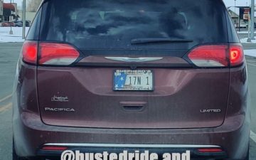 17N 1 - Vanity License Plate by Busted Ride
