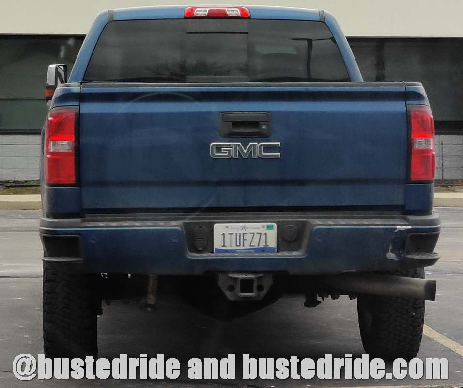 1TUFZ71 - Vanity License Plate by Busted Ride