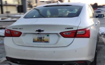 AMKC - Vanity License Plate by Busted Ride