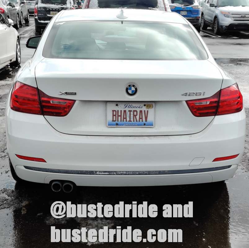 BHAIRAV - Vanity License Plate by Busted Ride