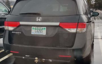 CA2US - Vanity License Plate by Busted Ride