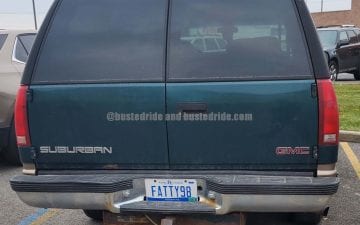 FATTY98 - Vanity License Plate by Busted Ride