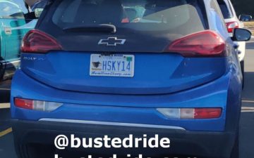 HSKY14 - Vanity License Plate by Busted Ride