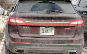 ILNDLIF - Vanity License Plate by Busted Ride