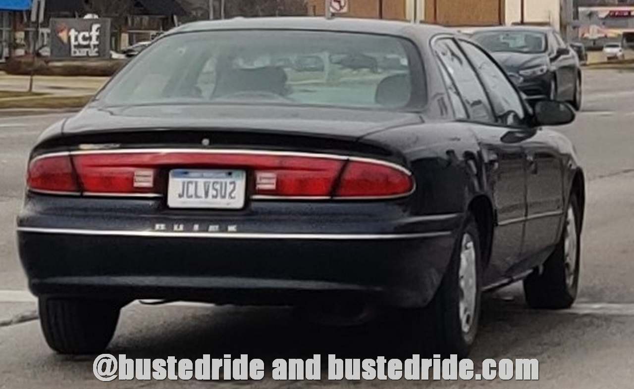 JCLVSU2 - Vanity License Plate by Busted Ride