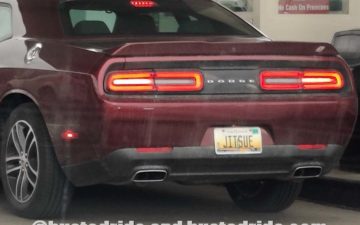 JITSUE - Vanity License Plate by Busted Ride