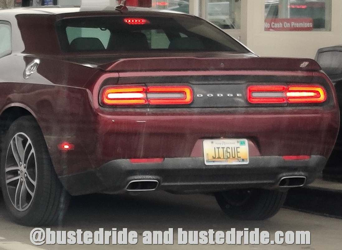 JITSUE - Vanity License Plate by Busted Ride