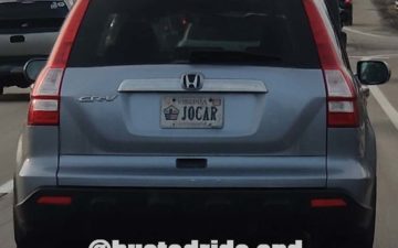 JOCAR - Vanity License Plate by Busted Ride
