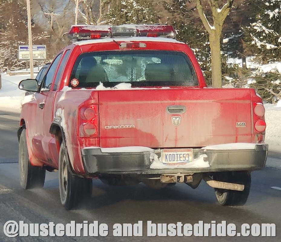 KODIE53 - Vanity License Plate by Busted Ride