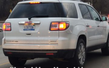 LIVZION - Vanity License Plate by Busted Ride