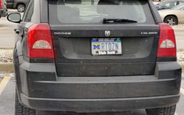 (M)RTDZN - Vanity License Plate by Busted Ride