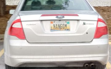 NANGOM - Vanity License Plate by Busted Ride