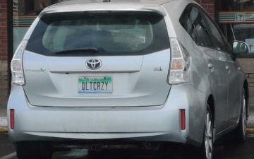 QLTCRZY - Vanity License Plate by Busted Ride