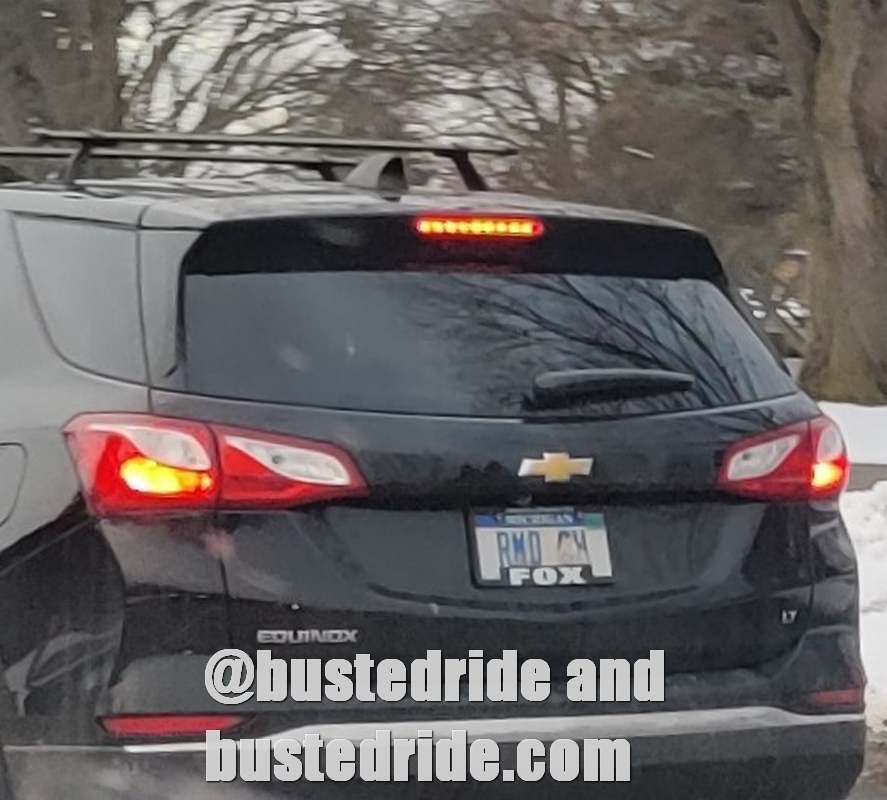 RMD GM - Vanity License Plate by Busted Ride