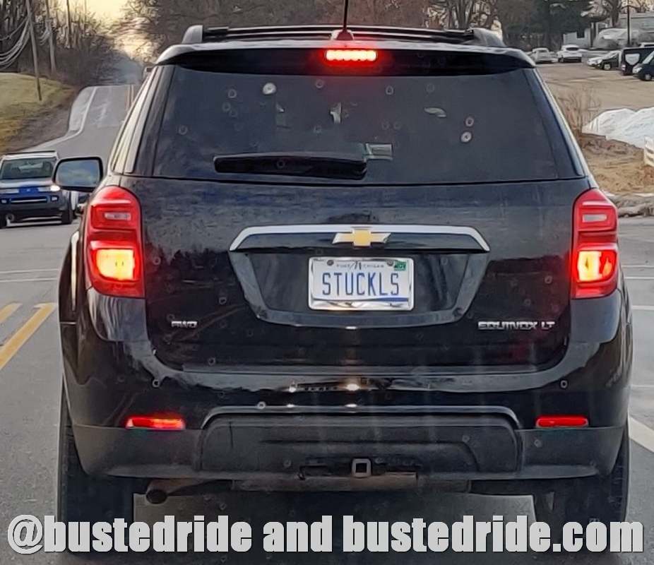 STUCKLS - Vanity License Plate by Busted Ride