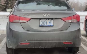 SUDO MV - Vanity License Plate by Busted Ride