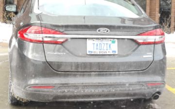 TADZIK - Vanity License Plate by Busted Ride