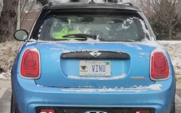 VINU - Vanity License Plate by Busted Ride