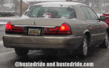 WEMISS3 - Vanity License Plate by Busted Ride
