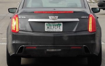 WOLFCPA - Vanity License Plate by Busted Ride