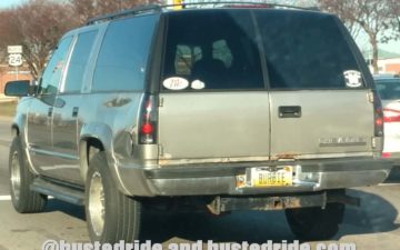 BURBIE - Vanity License Plate by Busted Ride