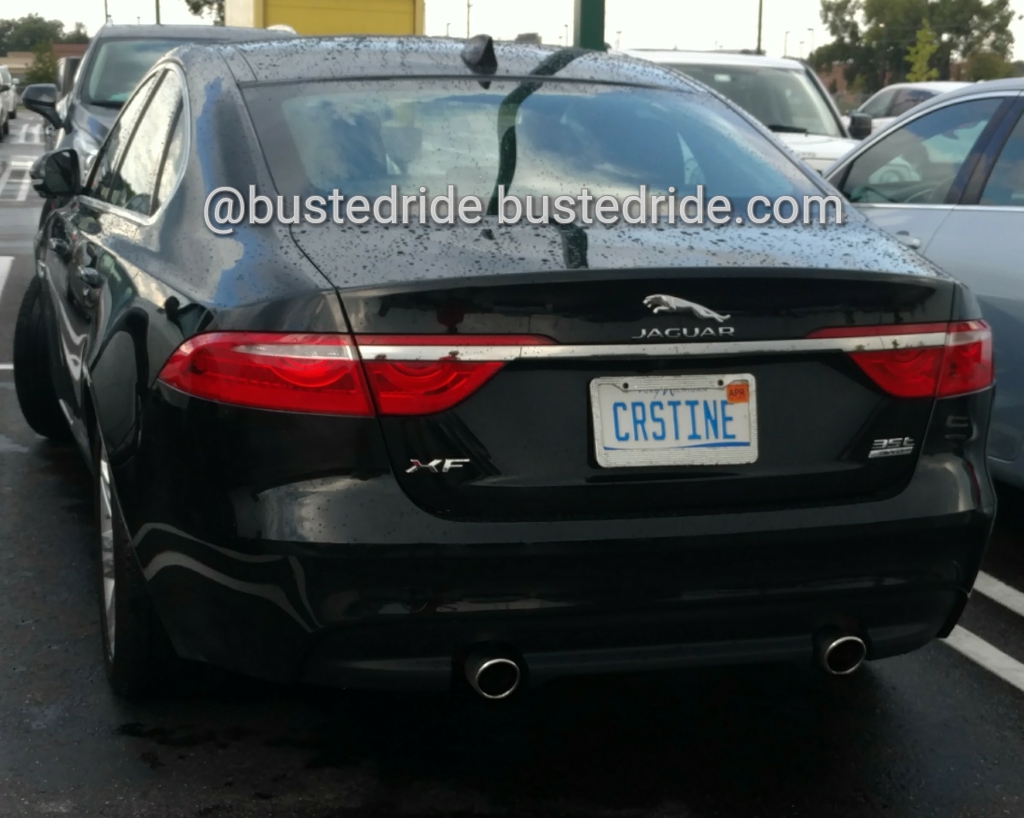 CRSTINE - Vanity License Plate by Busted Ride