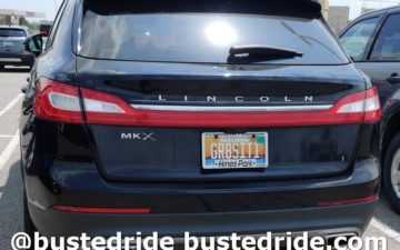 GR8SITI - Vanity License Plate by Busted Ride