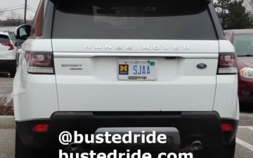 SJAA - Vanity License Plate by Busted Ride