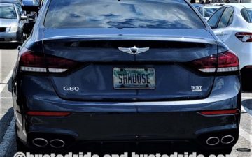 SHMOOSE - Vanity License Plate by Busted Ride