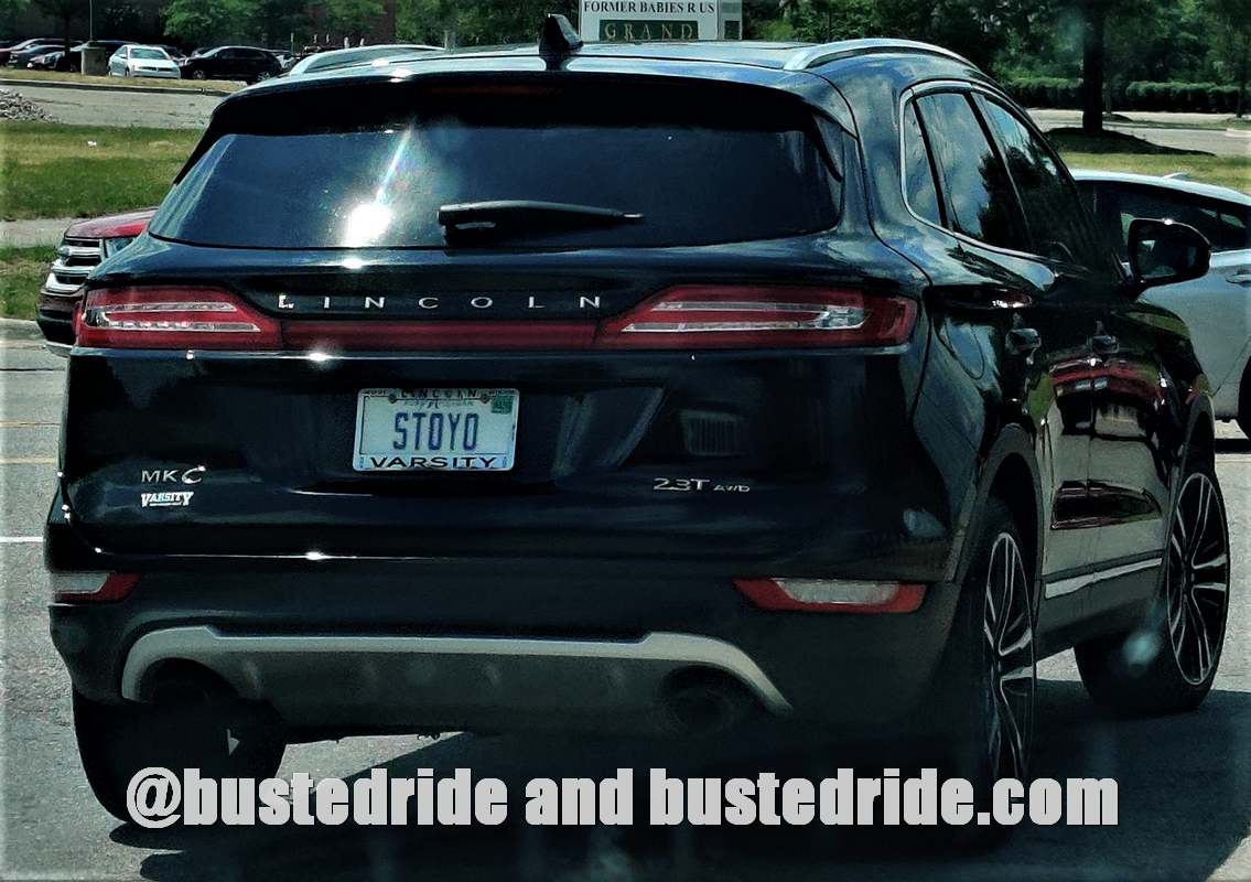 STOYO - Vanity License Plate by Busted Ride