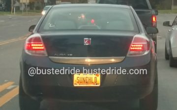 SUNCHILD - Vanity License Plate by Busted Ride
