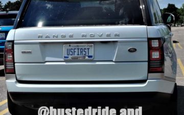 USFIRST - Vanity License Plate by Busted Ride