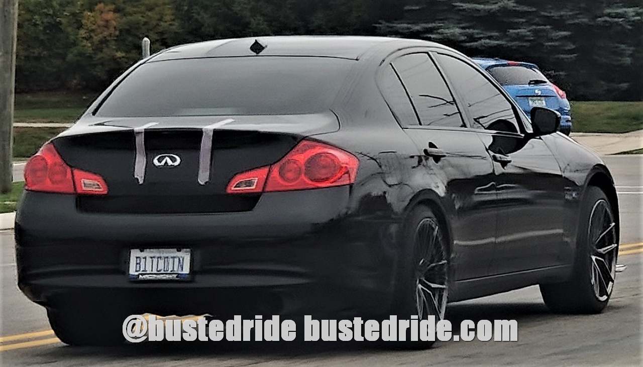 B1TCOIN - Vanity License Plate by Busted Ride