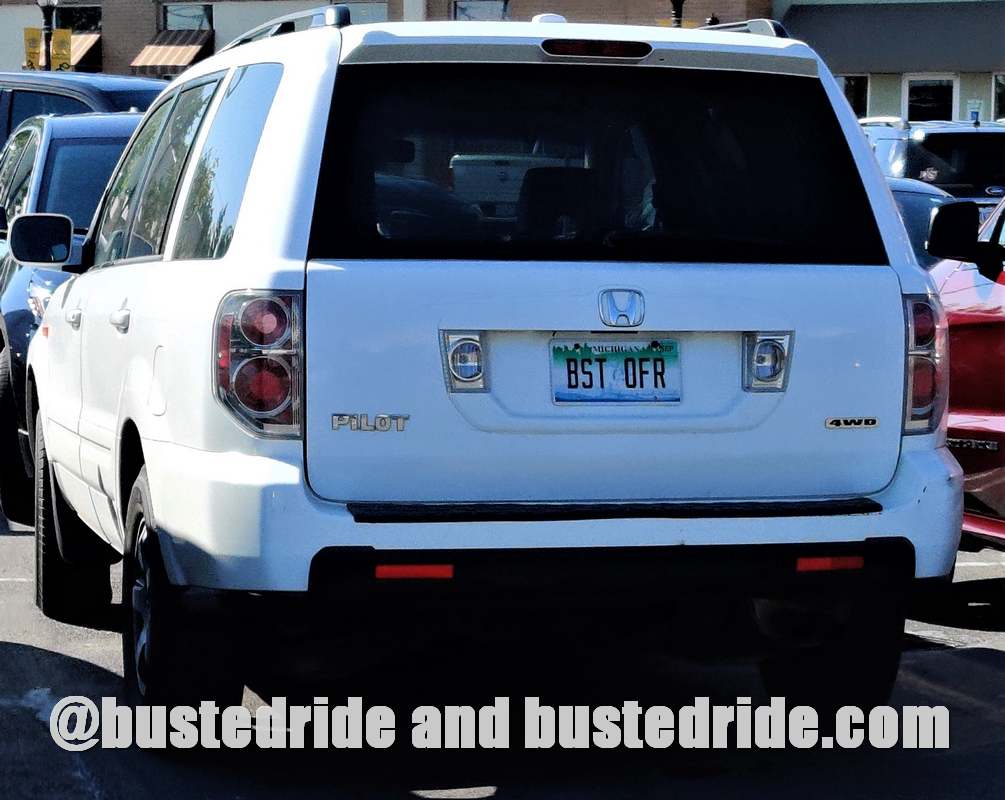 BST OFR - Vanity License Plate by Busted Ride