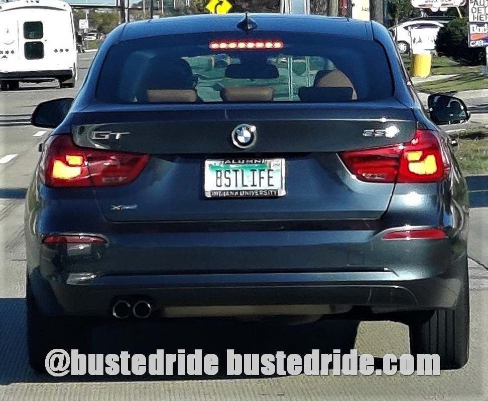 BSTLIFE - Vanity License Plate by Busted Ride
