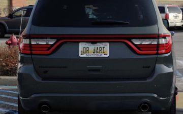 DR JARI - Vanity License Plate by Busted Ride