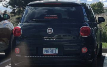 PHEEOTT - Vanity License Plate by Busted Ride