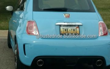 TMK YMD - Vanity License Plate by Busted Ride