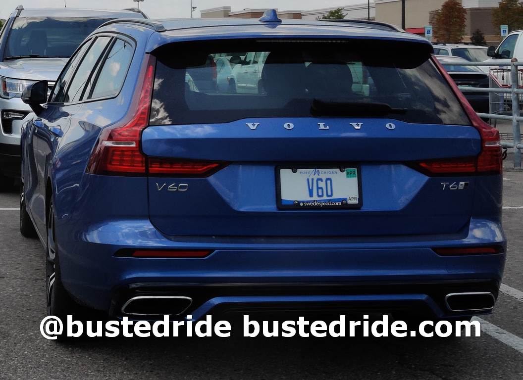 V60 - Vanity License Plate by Busted Ride