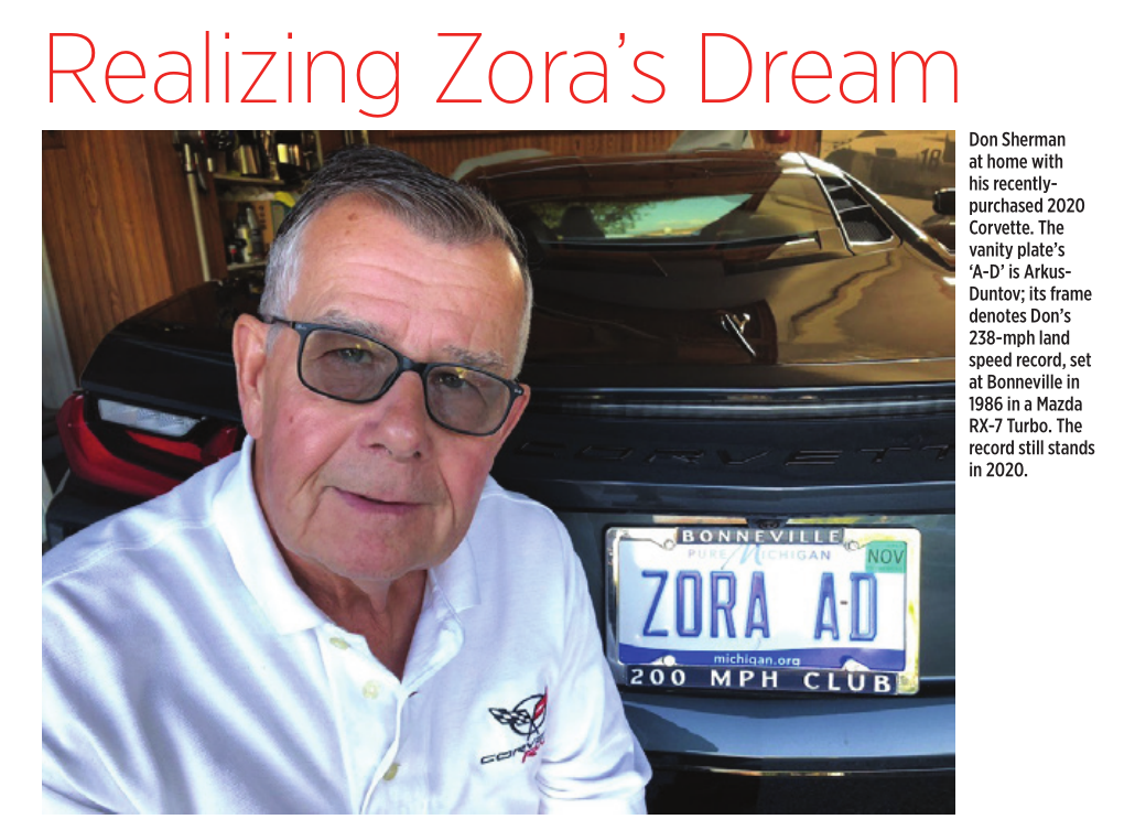 ZORA AD - Vanity License Plate by Busted Ride