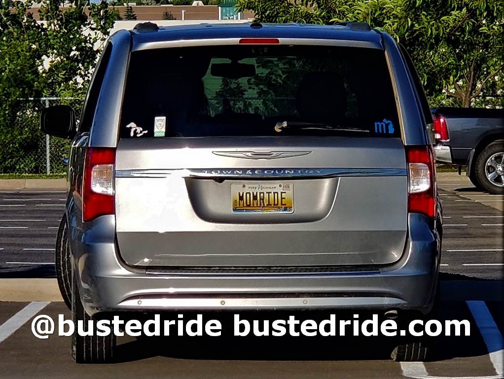 MOMRIDE - Vanity License Plate by Busted Ride