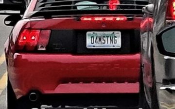 04MSTNG - Vanity License Plate by Busted Ride