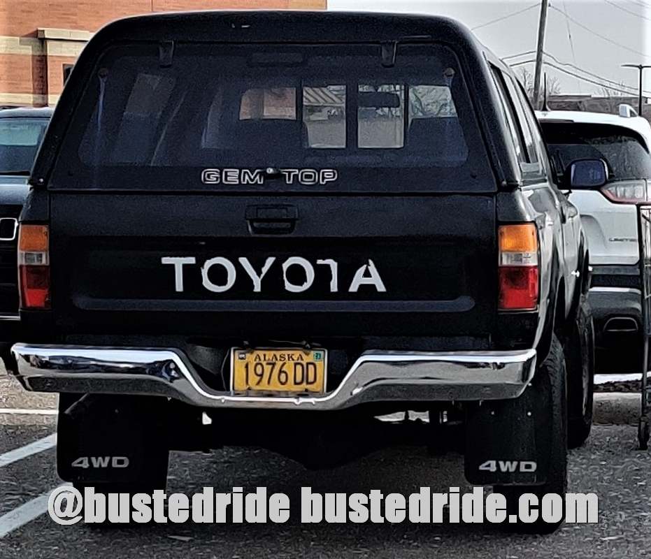 1976 DD - Vanity License Plate by Busted Ride