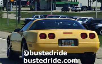 4GENNY - Vanity License Plate by Busted Ride