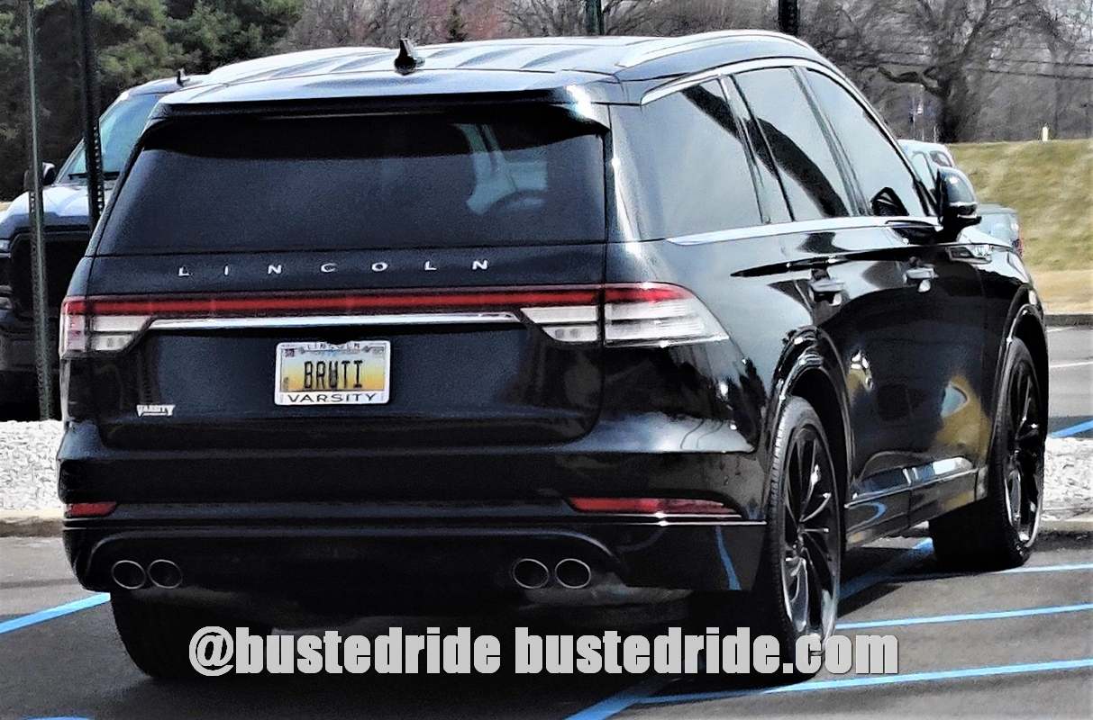 BRUTI - Vanity License Plate by Busted Ride