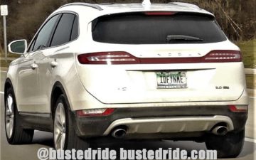 IDFYNME - Vanity License Plate by Busted Ride